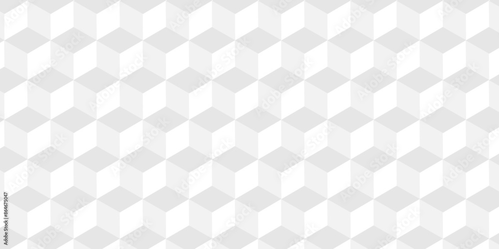 Vector white and gray cube geometric pattern grid backdrop triangle background. Abstract cube geometric tile and mosaic wall or grid backdrop hexagon technology. white geometric block cube structure. Vector white and gray cube geometric pattern grid backdrop triangle background. Abstract cube geometric tile and mosaic wall or grid backdrop hexagon technology. white geometric block cube structure.