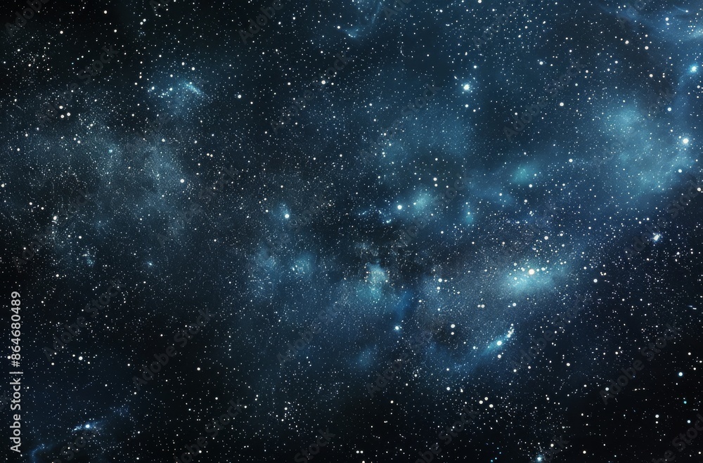 Fototapeta premium A Night Sky Filled With Stars and Nebulae