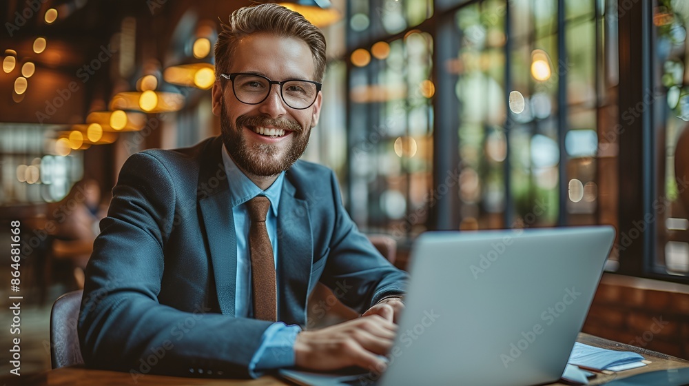 CEO- CFO - Business Executive - Auditor - CPA - Meeting clients in a high-end lobby - natural light - blurred background - smiling and confident CEO- CFO - Business Executive - Auditor - CPA - Meeting clients in a high-end lobby - natural light - blurred background - smiling and confident