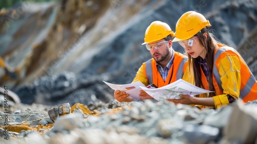 Geological engineers use advanced geospatial software and equipment to map underground resources with high accuracy.