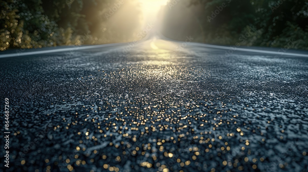 abstract empty asphalt blurry road and sunlight with space abstract empty asphalt blurry road and sunlight with space