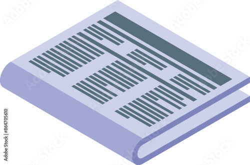 Newspaper with world news providing information about current events