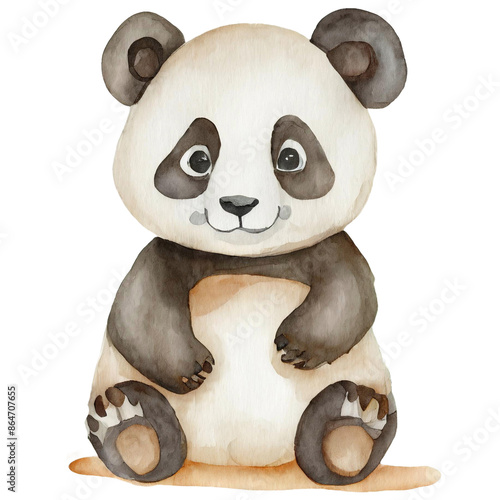 수채화 스타일 동물곤충어류