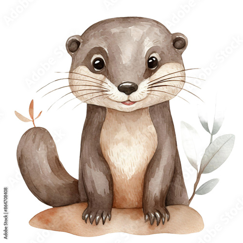 수채화느낌동물