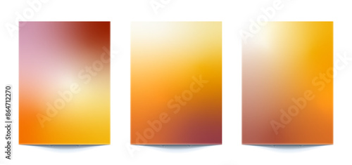 set abstract multi color gradient backgrounds of vibrant colors with pastel colors. For covers, wallpapers, brands, social media and other mobile projects