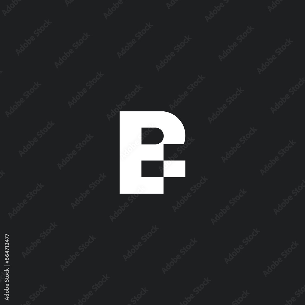 Abstract letter B logo. This logo icon incorporate with abstract shape in the creative way. Abstract letter B logo. This logo icon incorporate with abstract shape in the creative way.