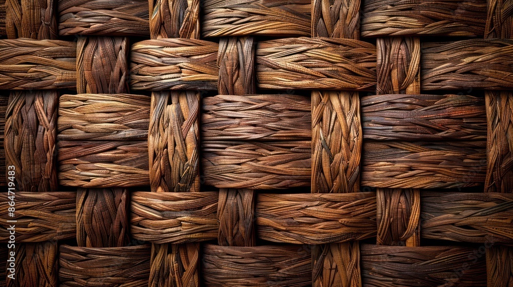 Woven basket pattern detailed craftsmanship Woven basket pattern detailed craftsmanship