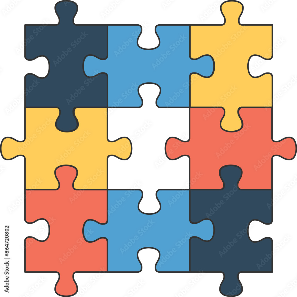 Puzzle Illustration Puzzle Illustration