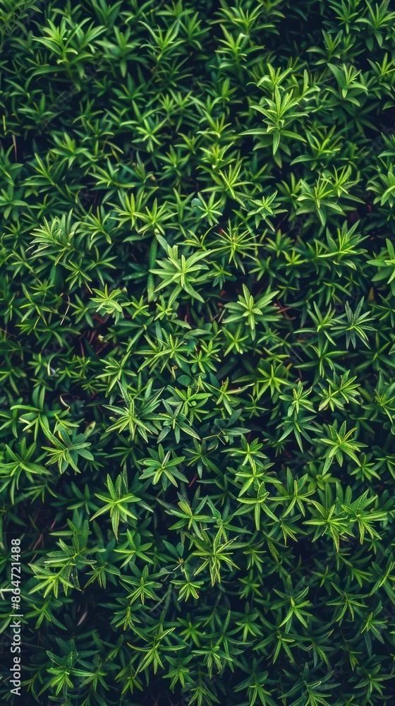 Intimate Portrait of Green Vegetation Cluster Intimate Portrait of Green Vegetation Cluster