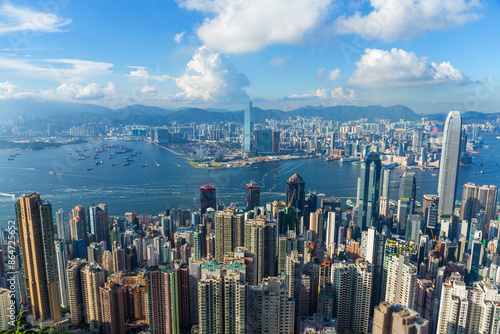 Wall Mural Hong Kong city skyline