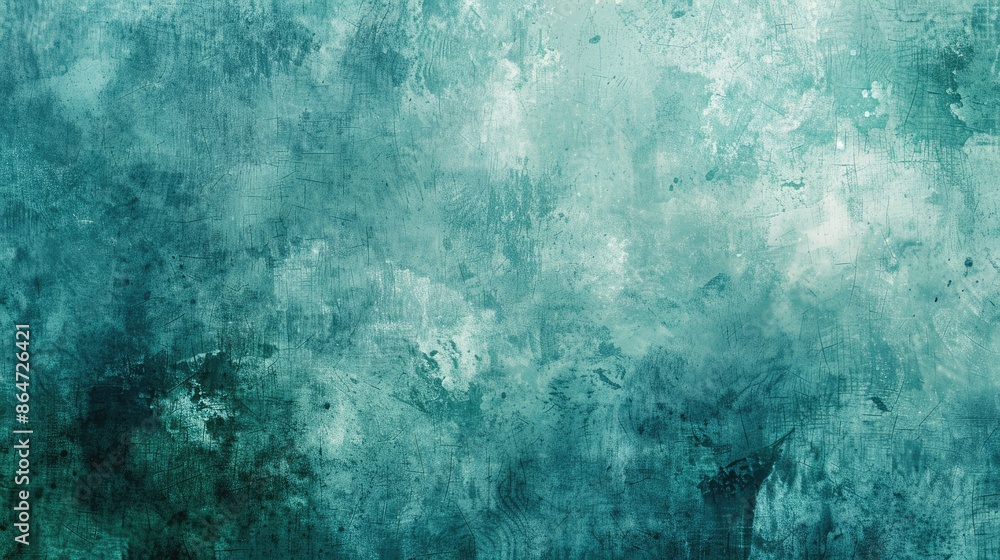 Abstract Teal Color Grunge Texture Background Abstract Teal Color Grunge Texture Background