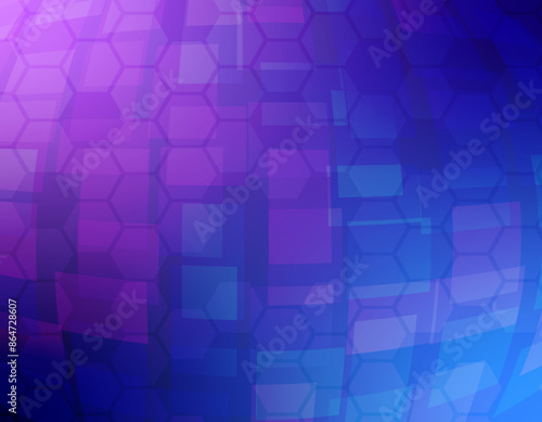 Abstract geometric background with dots and lines.
Global network connection.
Technological cyber background. purple 6