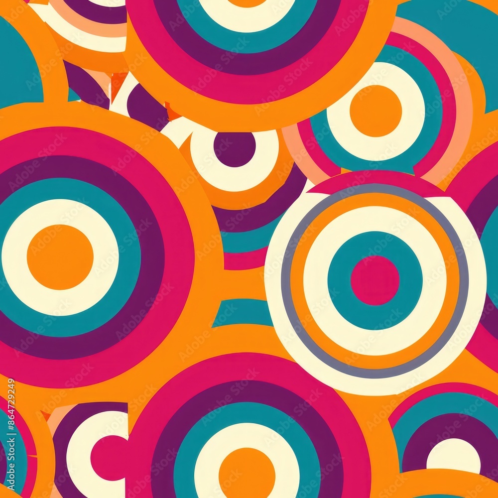Vibrant Retro Pop Art Patterns in Bold Colors for Fun and Playful Designs, seamless Vibrant Retro Pop Art Patterns in Bold Colors for Fun and Playful Designs, seamless