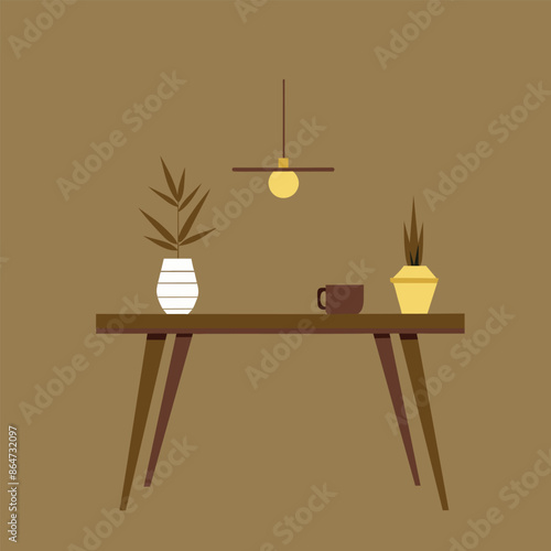 illustration of a table