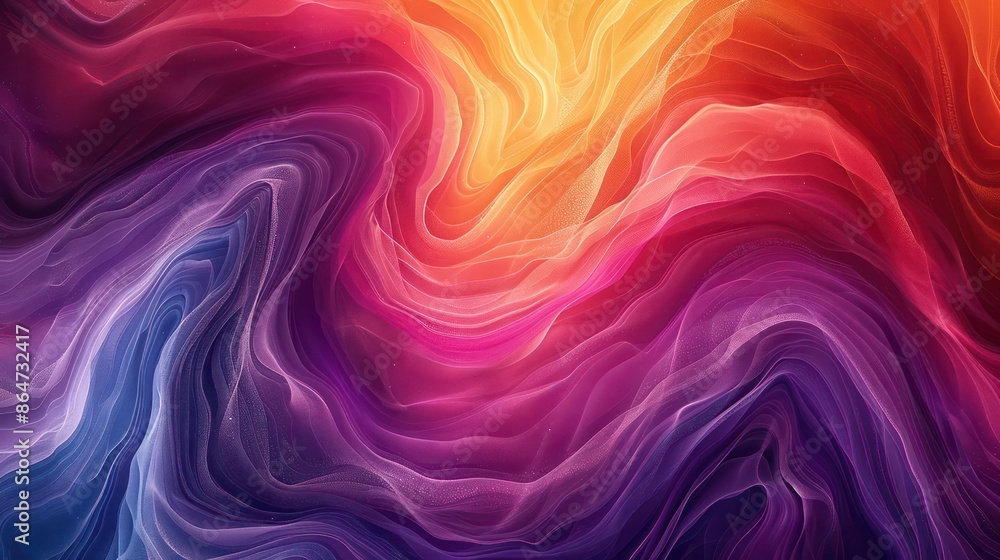 Obraz premium A colorful swirl of light and dark colors
