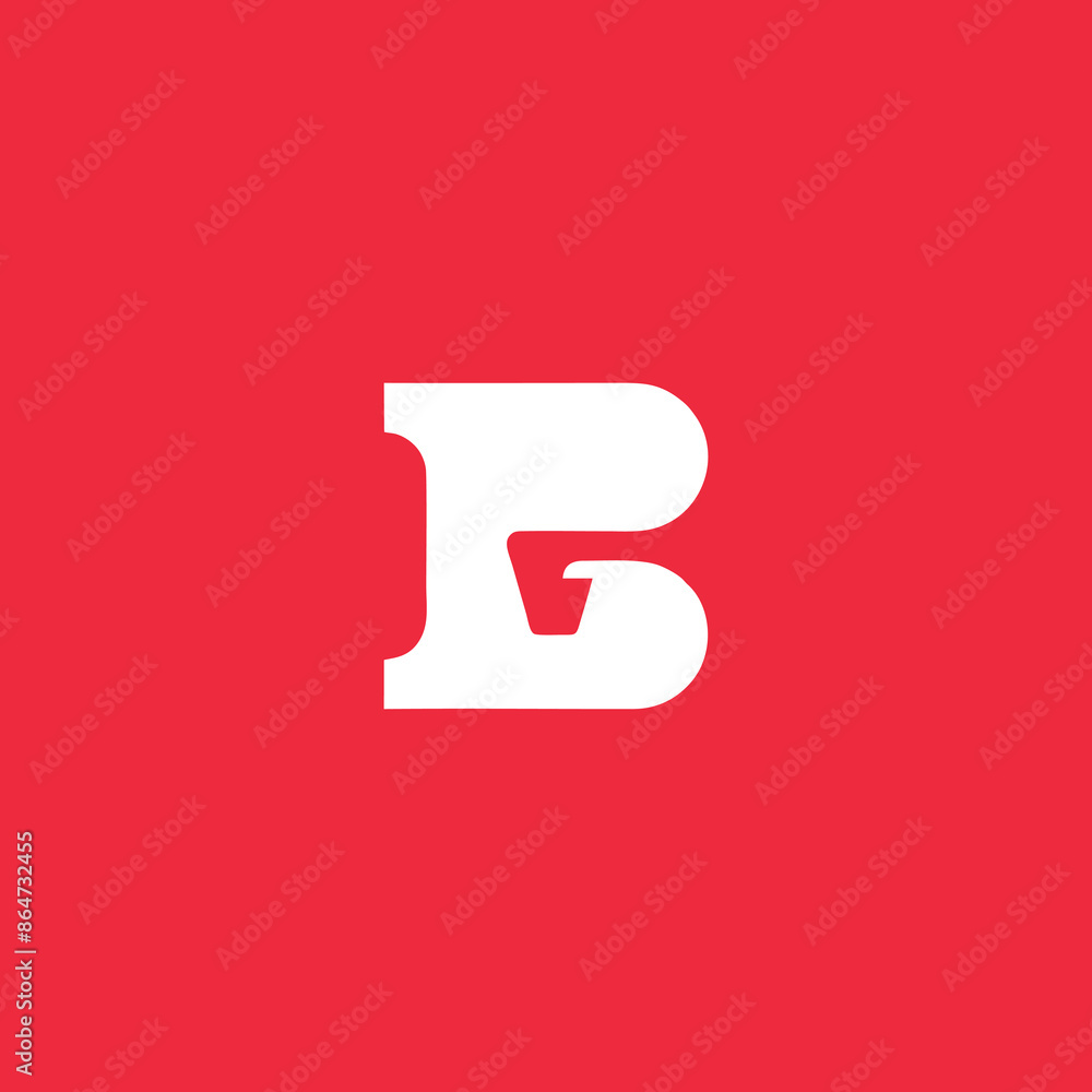 Abstract letter B logo. This logo icon incorporate with abstract shape in the creative way. Abstract letter B logo. This logo icon incorporate with abstract shape in the creative way.