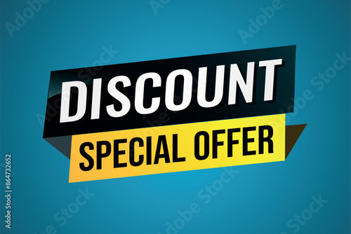 discount special offer poster banner graphic design icon logo sign symbol social media website coupon

