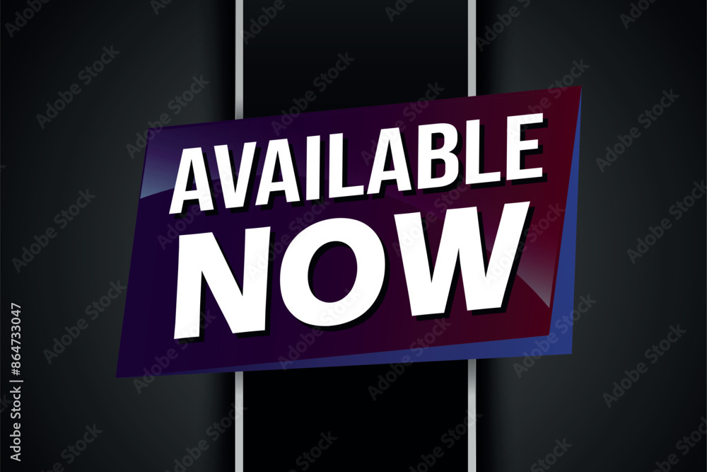 available now poster banner graphic design icon logo sign symbol social media website coupon
available now poster banner graphic design icon logo sign symbol social media website coupon