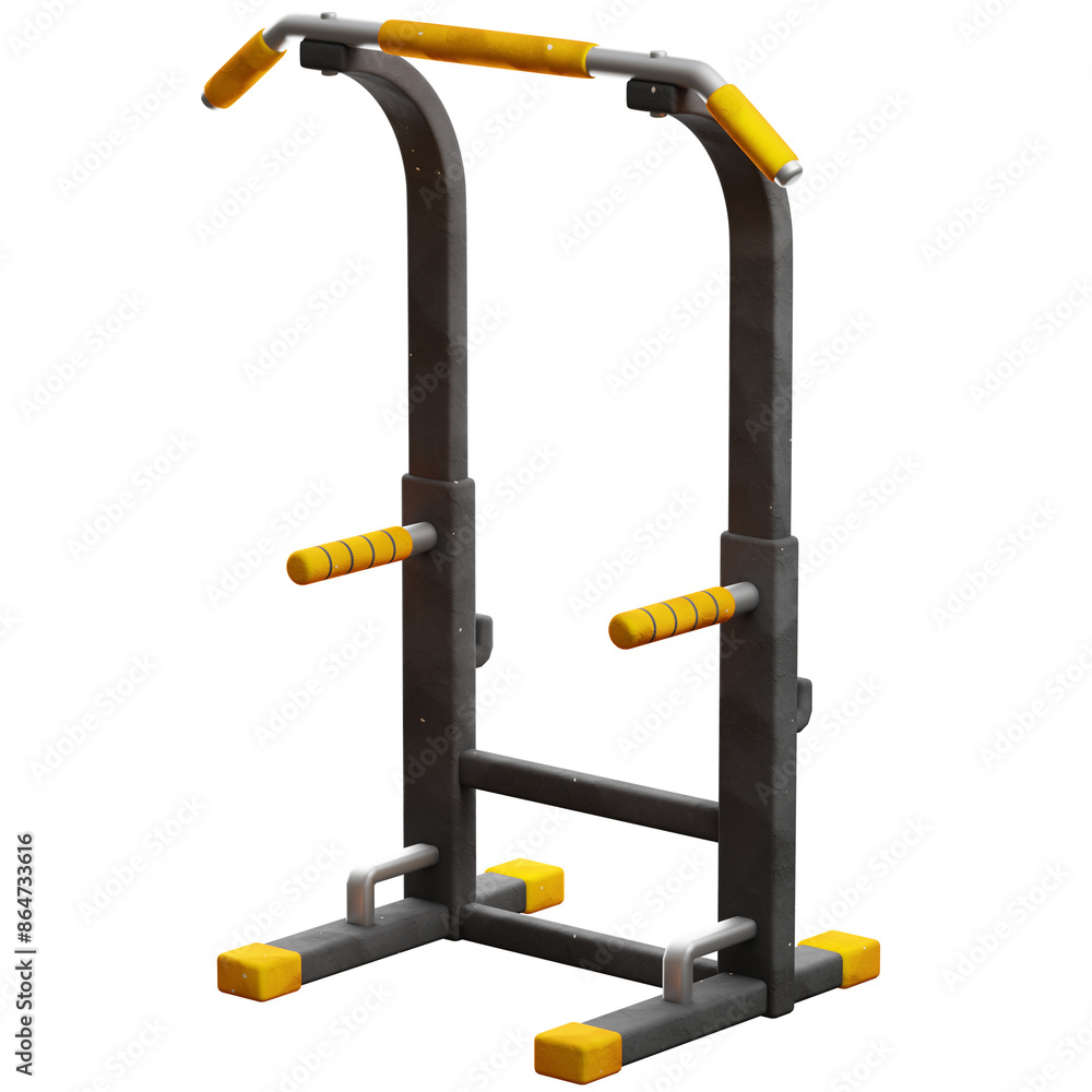 Pull Up Bar for Fitness & Gym 3D Icon Pull Up Bar for Fitness & Gym 3D Icon