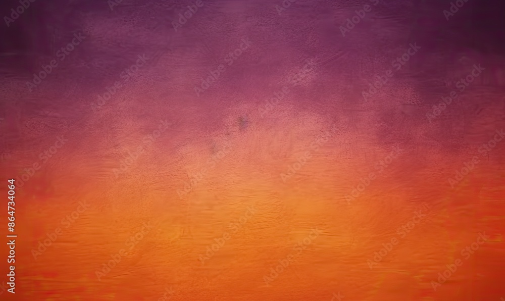 Obraz premium Abstract Orange and Purple Gradient Background With Textured Wall