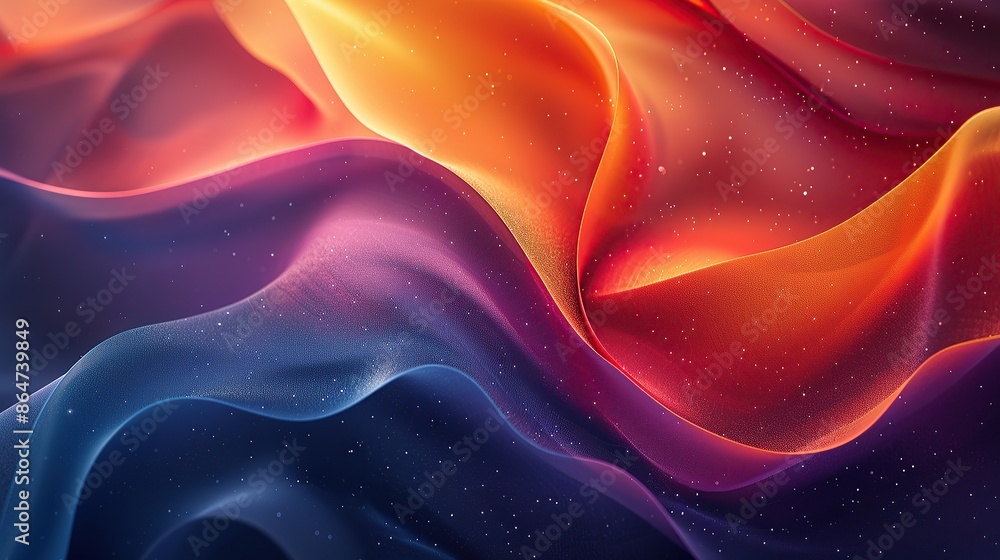 Flowing Colorful Fabric Flowing Colorful Fabric
