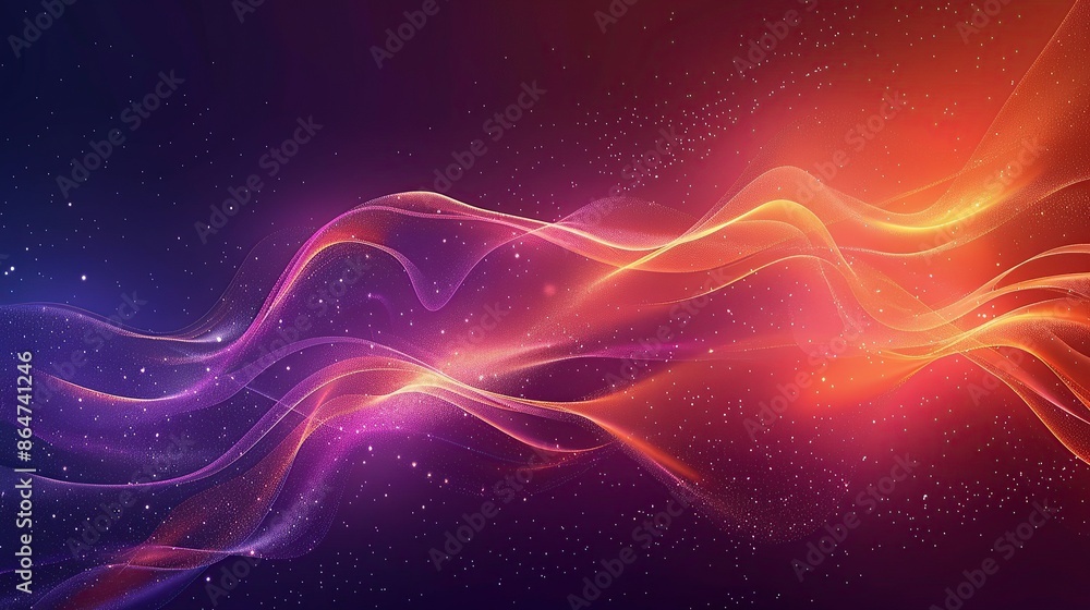 Fototapeta premium Colorful Fluid Waves