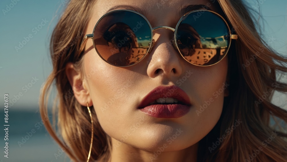 fashion model in sunglasses, beautiful young woman. fashion model in sunglasses, beautiful young woman.