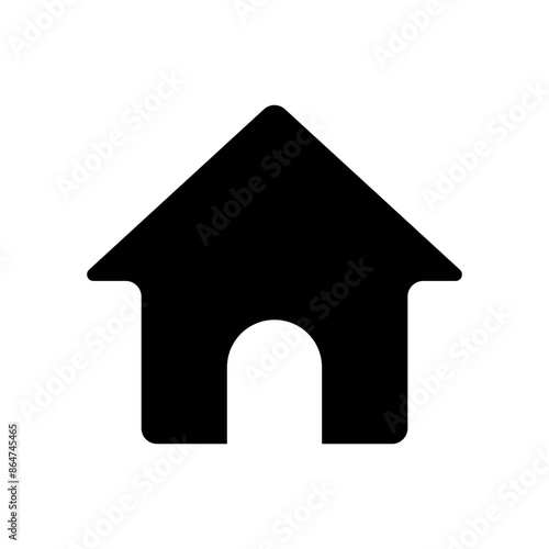 home icon glyph style pixel perfect