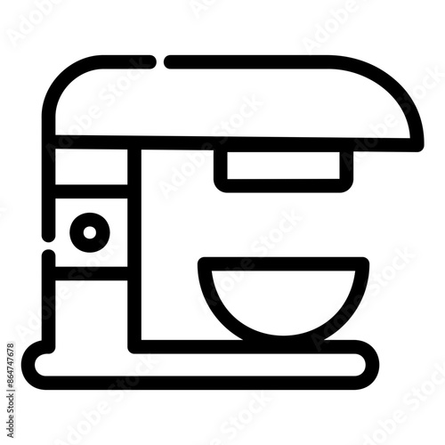 mixer outline icon