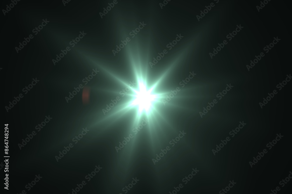 Natural, Sun flare on the black background Natural, Sun flare on the black background