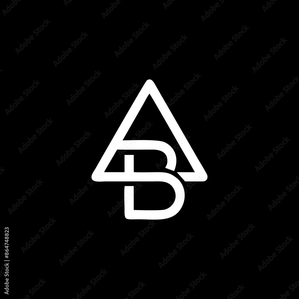 Abstract letter BA logo. This logo icon incorporate with abstract shape in the creative way. Abstract letter BA logo. This logo icon incorporate with abstract shape in the creative way.