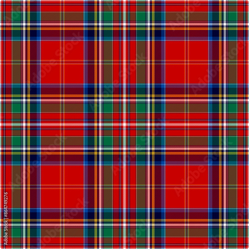 Plaid pattern,Tartan pattern,Check pattern Scottish style of colored lines most perfect design seamless pattern texture for fabric design,EPS 10