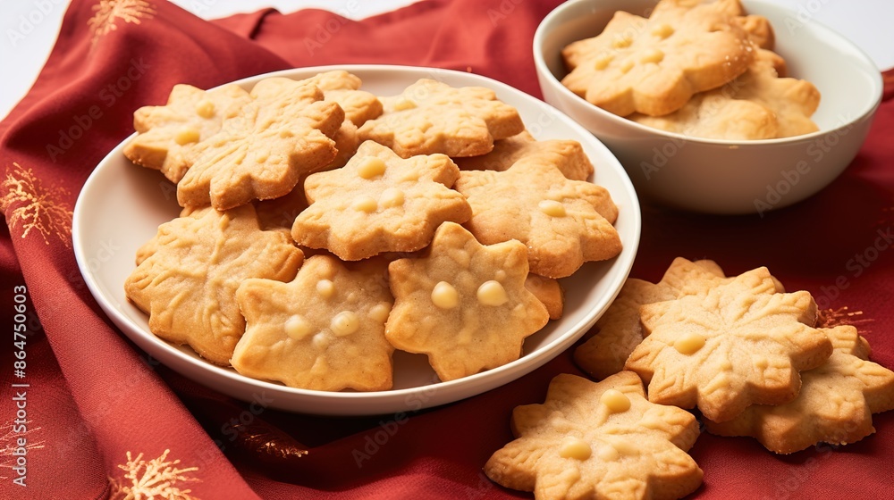 Naklejka premium cookies in a bowl