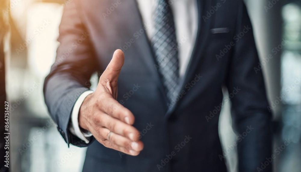 Closeup of two people shaking hands in casual attire, symbolizing trust, agreement, partnership, and mutual respect in a business context. The background is neutral, focusing on the handshake gesture Closeup of two people shaking hands in casual attire, symbolizing trust, agreement, partnership, and mutual respect in a business context. The background is neutral, focusing on the handshake gesture