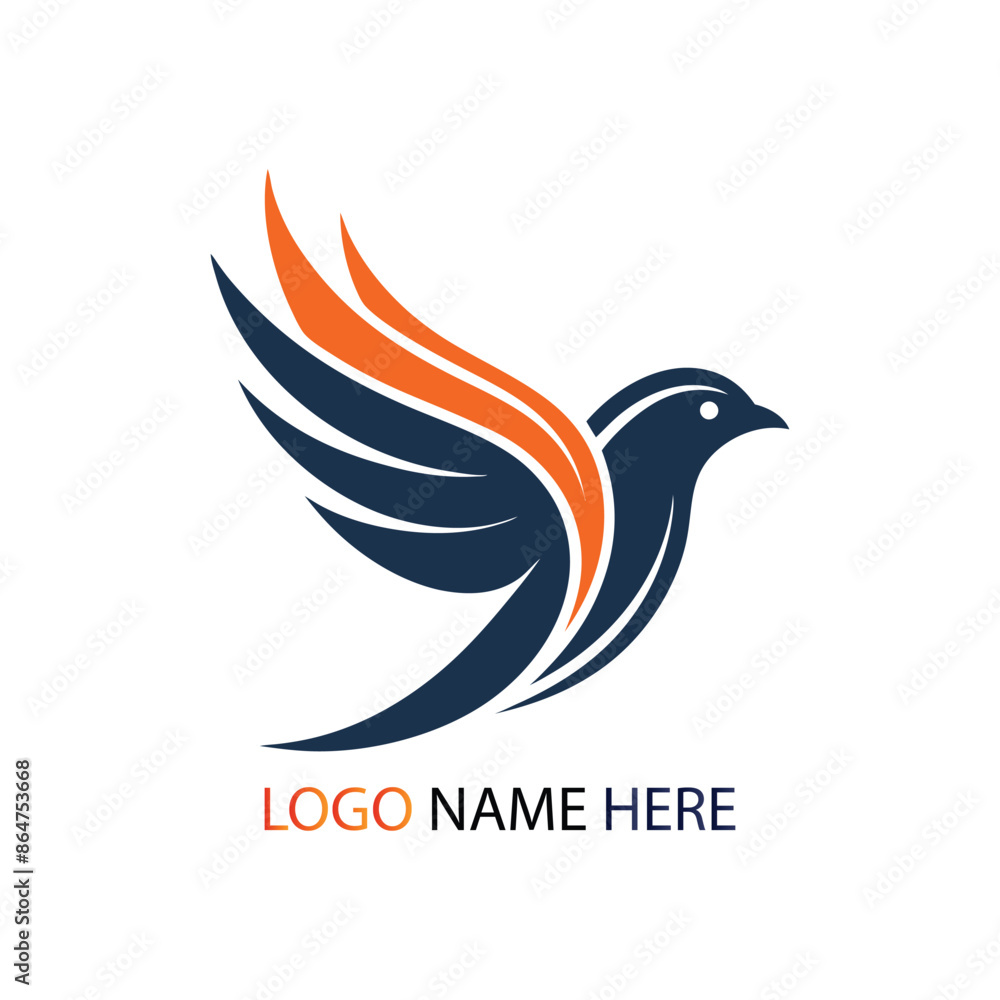 bird vector logo design bird vector logo design