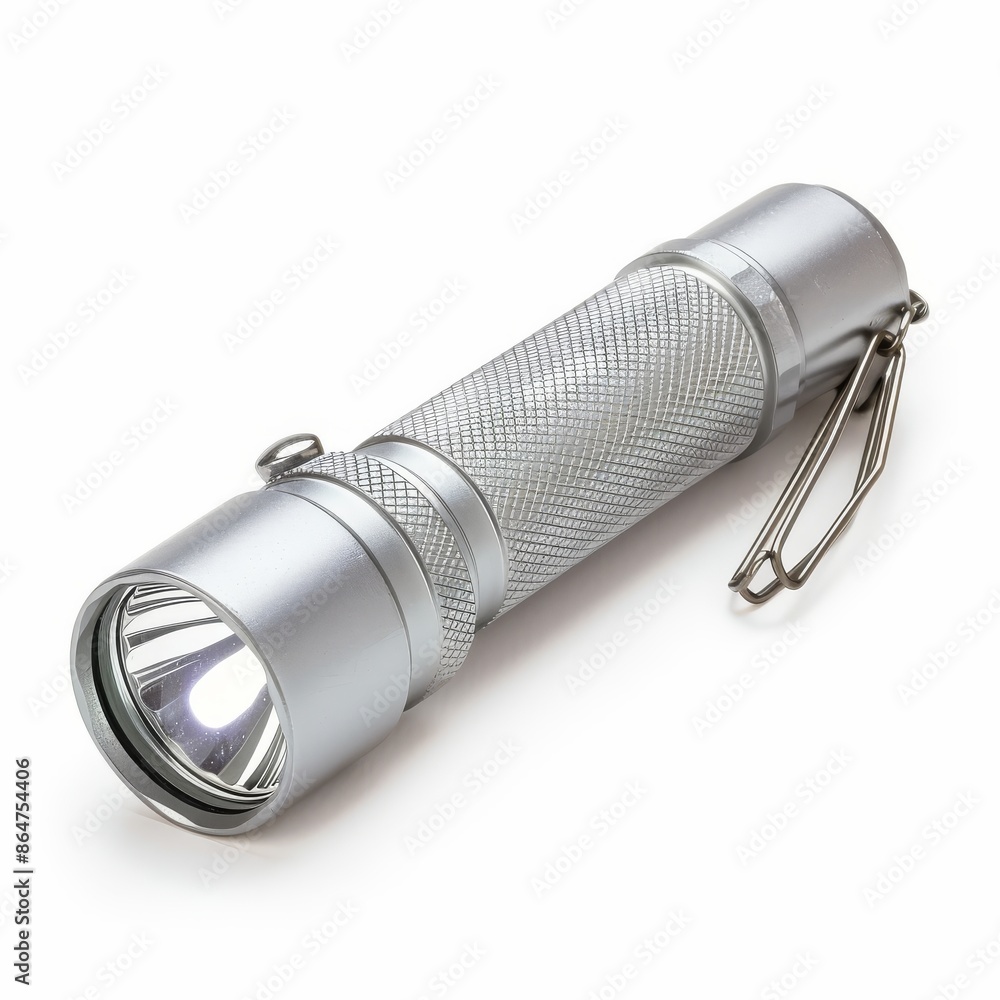 LED Flashlight isolated with white background LED Flashlight isolated with white background