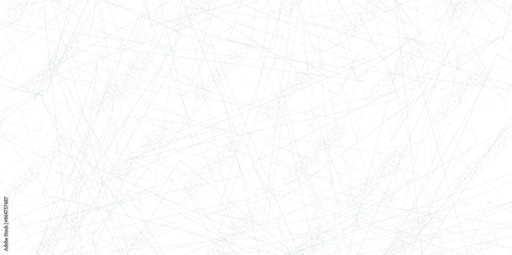 Abstract white and gray triangle random lines background. Abstract white lines background. Seamless white geometric lines background.
