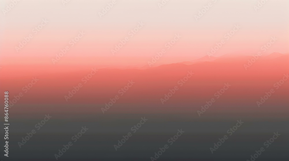 Gradient light red to dark abstract banner