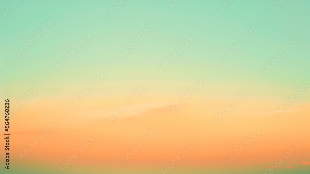 Obraz premium Gradient light to orange abstract banner