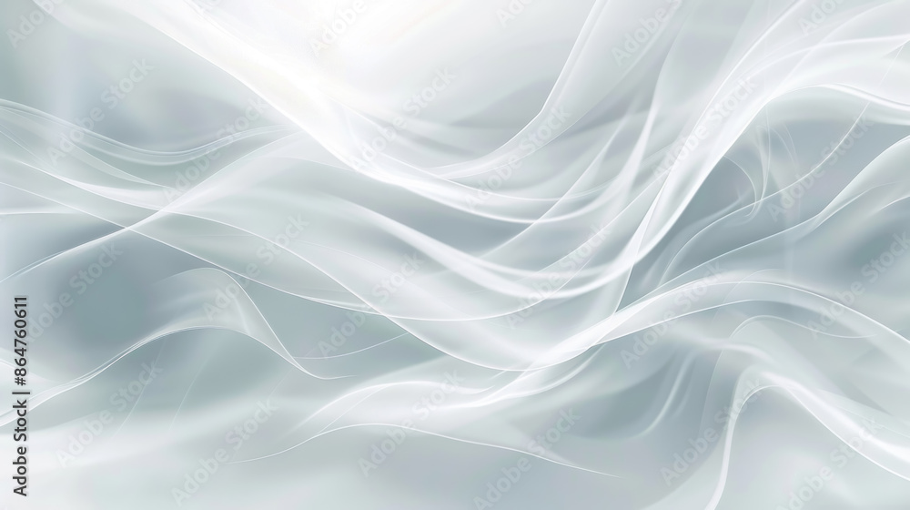 Abstract White and Light Gray Wave Modern Soft Luxury Background Abstract White and Light Gray Wave Modern Soft Luxury Background