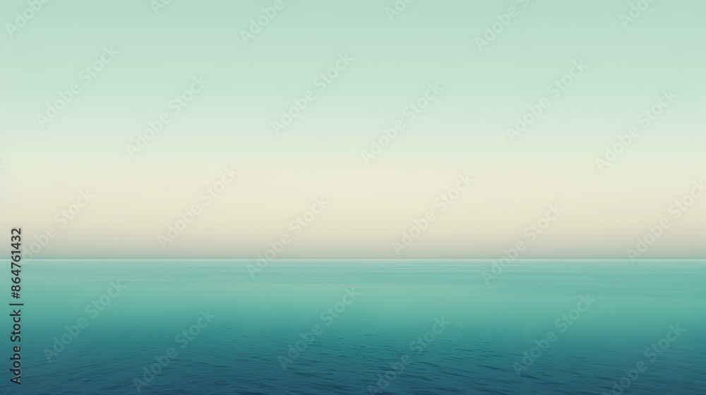 Obraz premium Gradient light teal to navy abstract backdrop