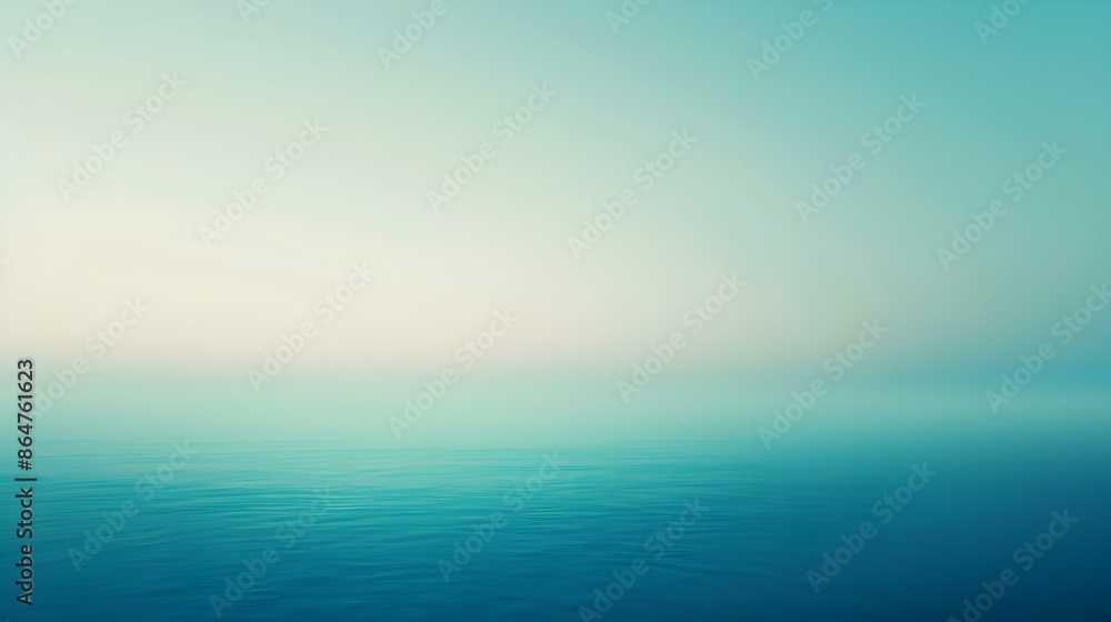 Obraz premium Gradient light cyan to navy abstract backdrop