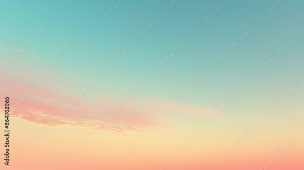 Gradient light azure to sienna abstract effect