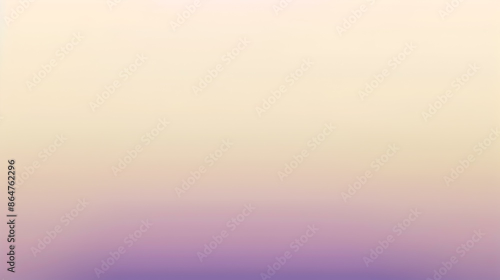 Naklejka premium Gradient light beige to violet abstract banner