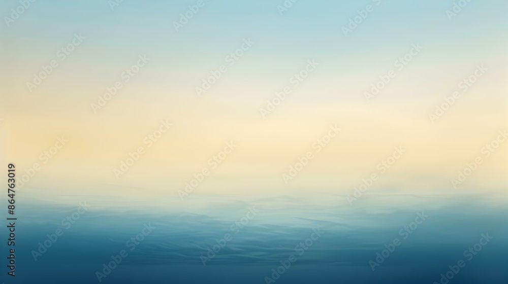 Obraz premium Gradient light indigo to khaki abstract effect