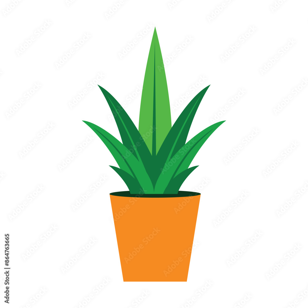 Home plant icon illustration Home plant icon illustration