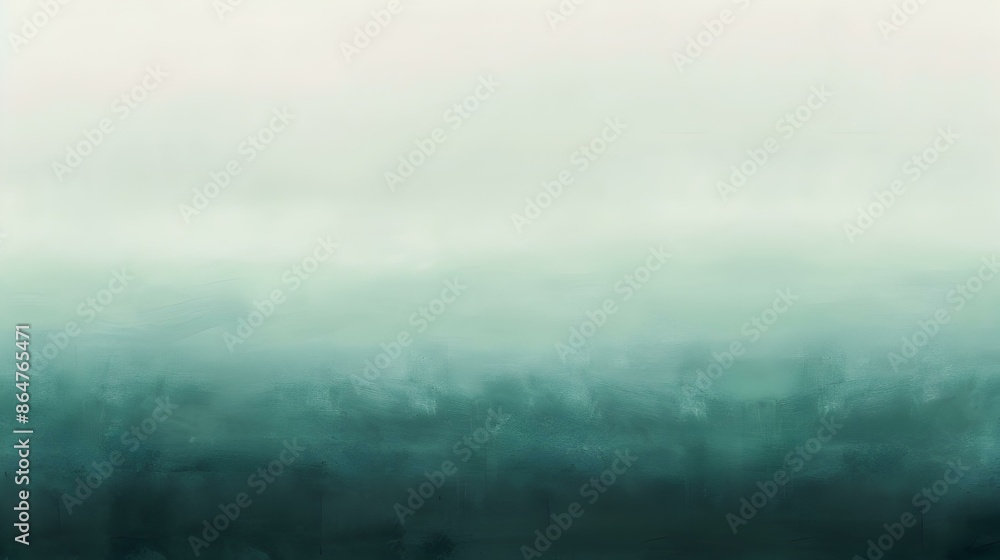 Fototapeta premium Gradient light charcoal to jade abstract banner