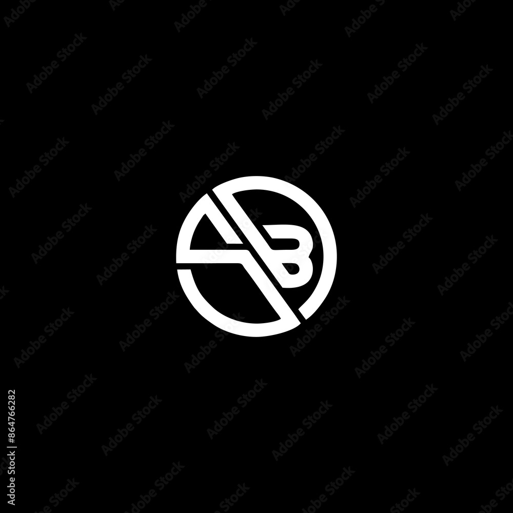 Abstract letter SB or BS logo. This logo icon incorporate with abstract shape in the creative way. Abstract letter SB or BS logo. This logo icon incorporate with abstract shape in the creative way.