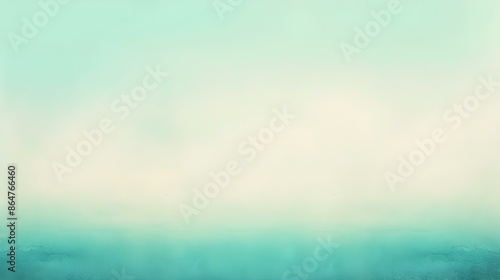 Gradient light denim to jade abstract banner