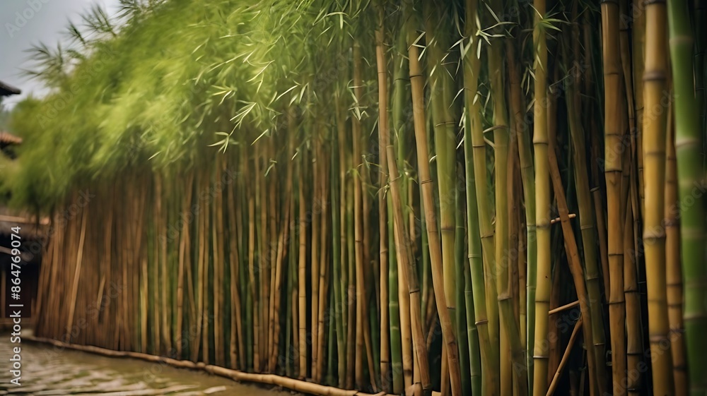 Fototapeta premium The pathway of miniature kyoto forest at summertime